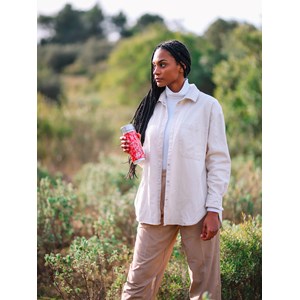 Qwetch théière isotherme - flowers Rouge