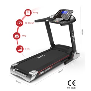 Tapis de course fast runner 22kmh care