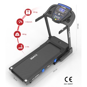 Tapis de course ct5584-3 - care - 18kmh