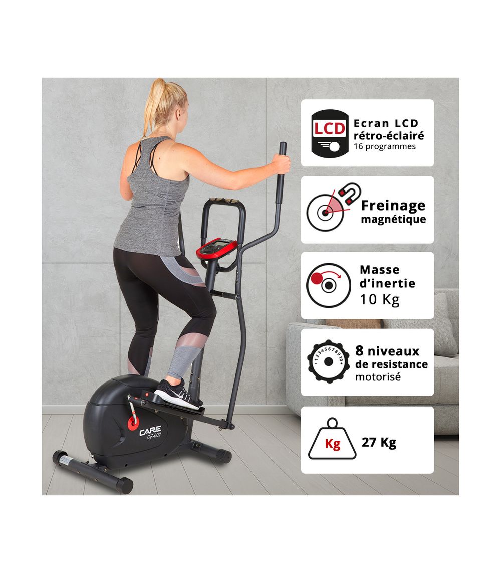 Vélo elliptique ce 602 care compact