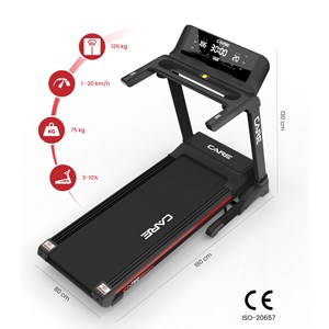 Tapis de course ct 750 - care - 20kmh