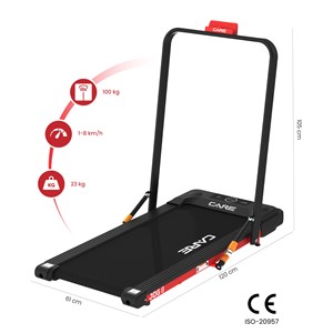 Tapis de marche jog 8 - care - 8kmh