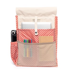 Sac à dos - handy stripes ecru