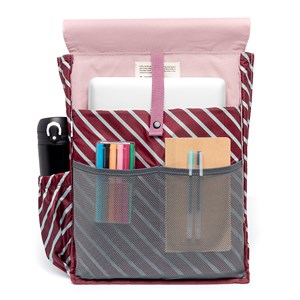 Sac à dos - handy stripes mauve