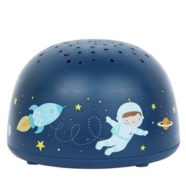 Veilleuse projecteur d'étoiles bleu