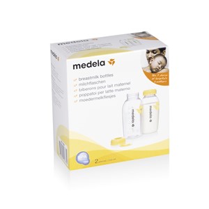 Lot de 2 biberons de recueil 250 ml