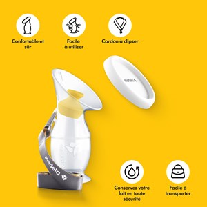 Recueil-lait en silicone