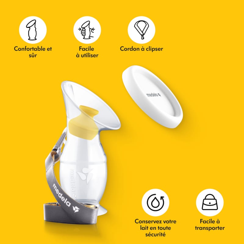 Recueil-lait en silicone (Medela) - Image 2