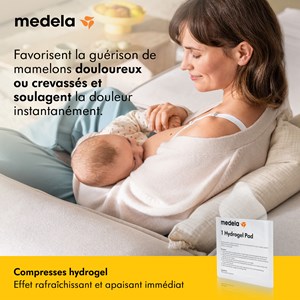 Lot de 4 compresses hydrogel