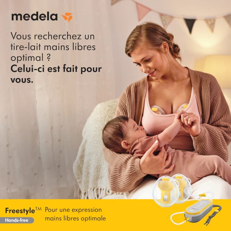 Tire-lait électrique double 21mm 24mm (Medela) - Image 1