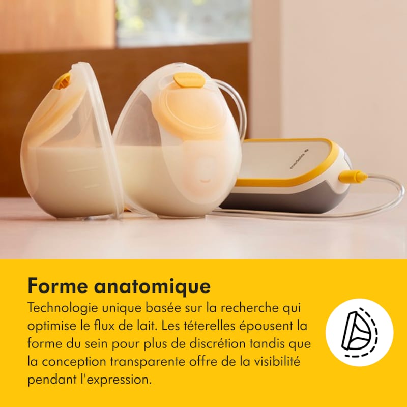 Tire-lait électrique double 21mm &nbsp; 24mm (Medela) - Image 3