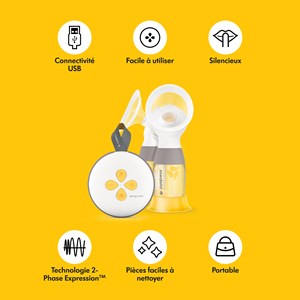 Tire-lait électrique double 21 mm &nbsp; 24 mm