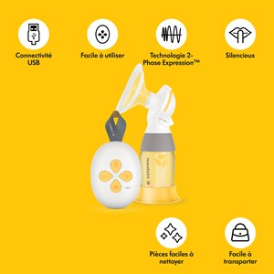 Tire-lait électrique simple solo 24 mm