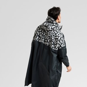 Poncho de pluie romea Noir