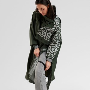 Poncho de pluie romea Kaki
