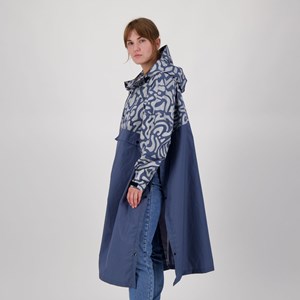 Poncho de pluie romea Gris