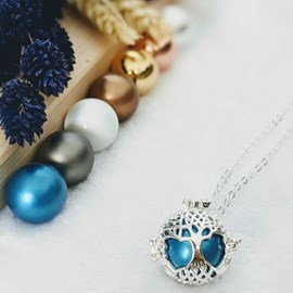 Bola cage - bille bleue - arbre