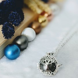 Bola cage - bille grise - arbre