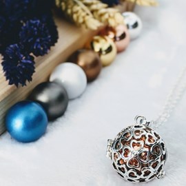 Bola cage - bille rose - félicia