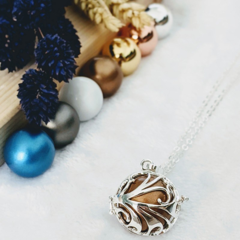 Bola cage - bille bronze - elias