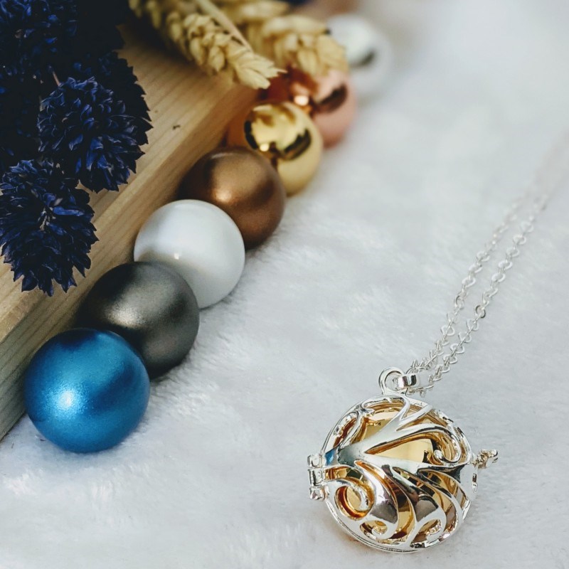 Bola cage - bille dorée - elias