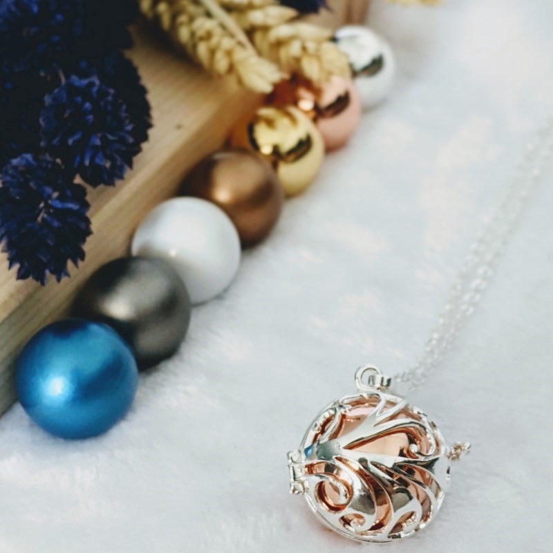 Bola cage - bille rose - elias