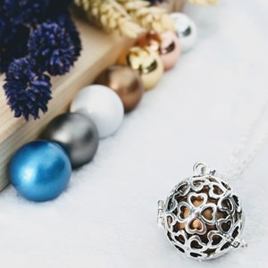 Bola cage - bille bronze - félicia