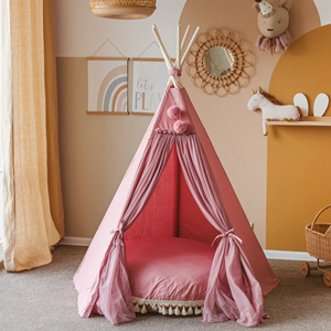 Tipi d'intérieur fairy rose