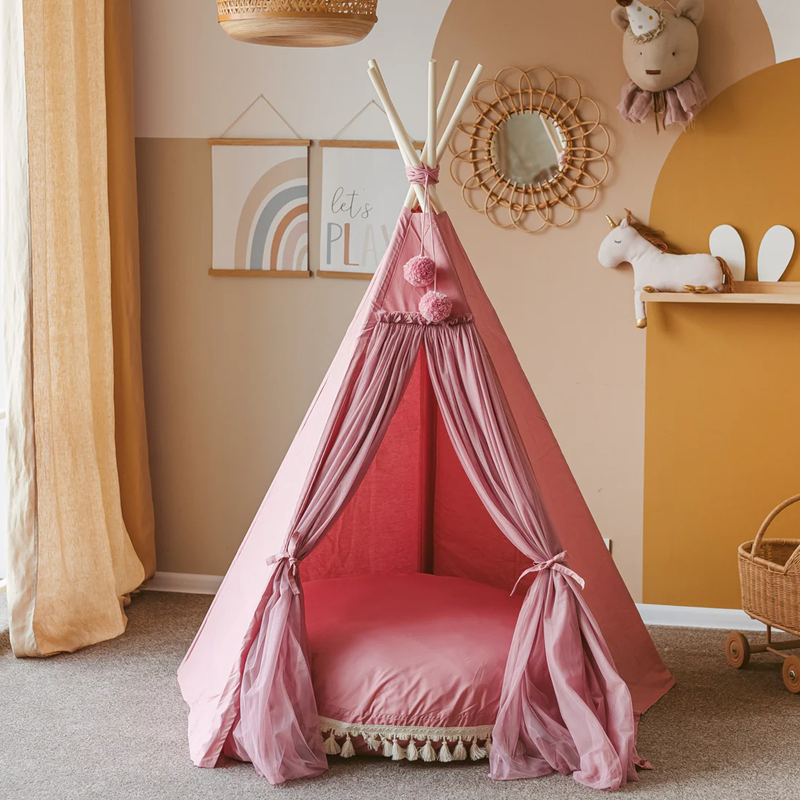 Tipi d'intérieur fairy rose
