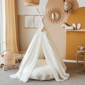 Tipi d'intérieur fairy creme