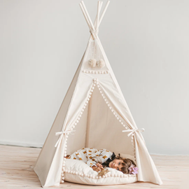 Tipi original avec tapis de jeu