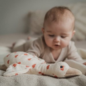 Flow doudou comforter  l'oie liva coeur