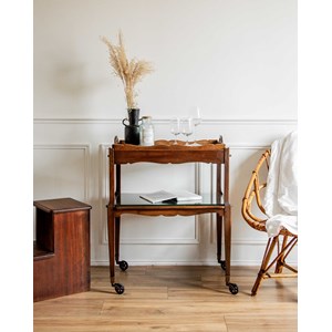 Desserte en bois et verre n°107