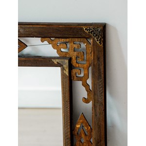 Igor, le miroir carré en bois n°633