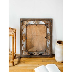 Igor, le miroir carré en bois n°633