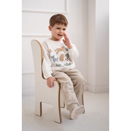 Chaise pour enfant blanc