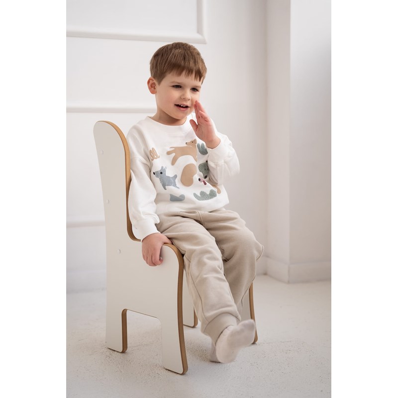 Chaise pour enfant blanc