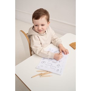 Table et chaise pour enfant blanc