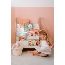 Bibliothèque mini montessori blanc