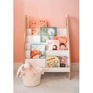 Bibliothèque mini montessori blanc