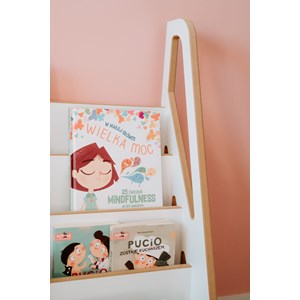 Bibliothèque mini montessori blanc