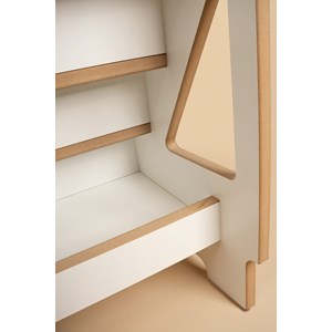 Bibliothèque mini montessori blanc