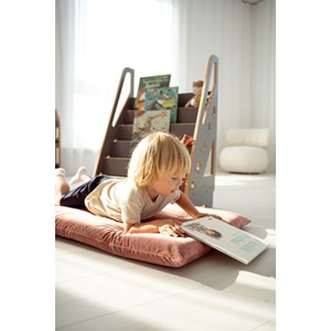 Bibliothèque mini montessori gris