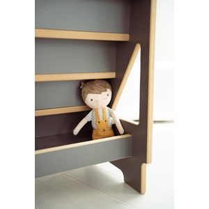 Bibliothèque mini montessori gris