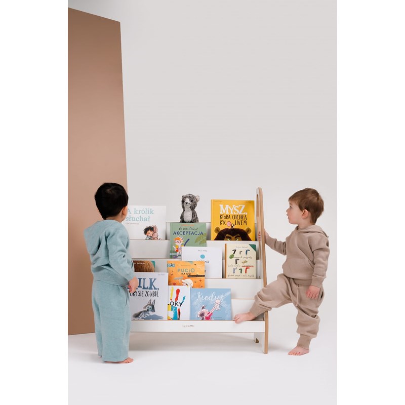 Bibliothèque maxi montessori blanc