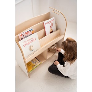 Bibliothèque smart montessori blanc