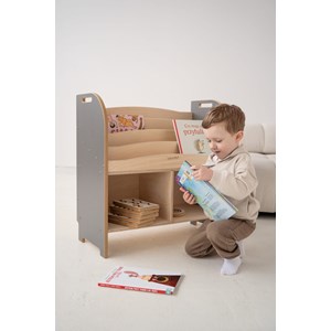 Bibliothèque smart montessori gris
