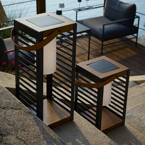 Lanterne solaire noir ferian