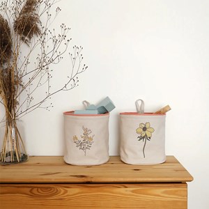 Set de 2 paniers flora