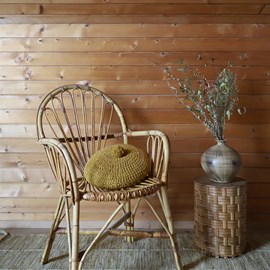 Coussin lenka moutarde